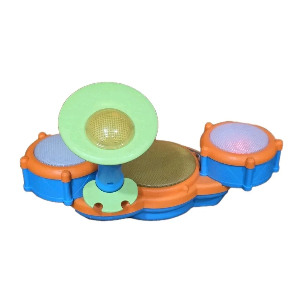 VTech‎ KidiBeats Drum Set Kids Learning Music Toy Blue/Orange - NO DRUMSTICKS